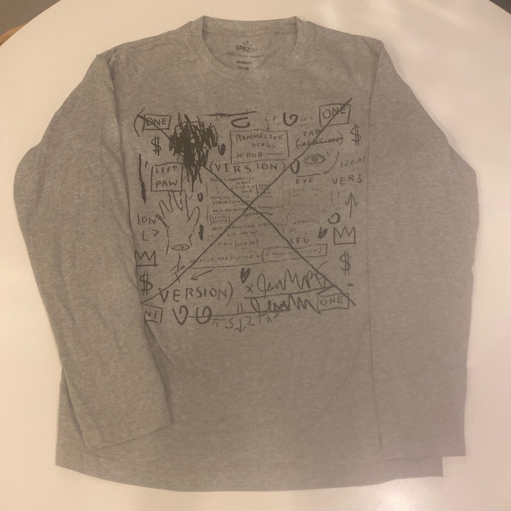 Uni Qlo x Basquiat x MoMa -Long sleeve shirt
